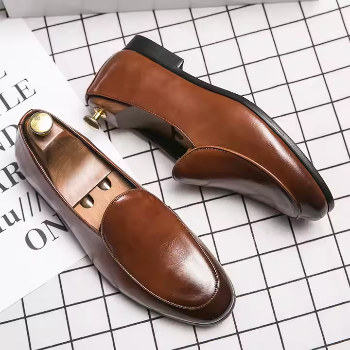 Mocassin soulier avec semelle - Toutes saisons, résistant, confortable et durable
