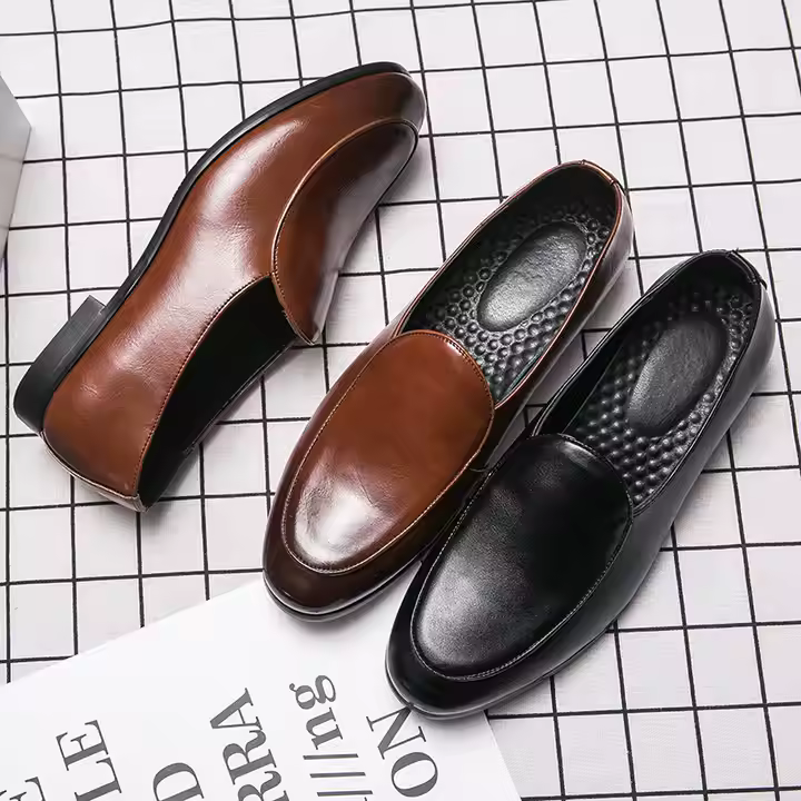 Mocassin soulier avec semelle - Toutes saisons, résistant, confortable et durable
